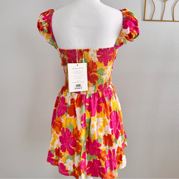 NWT Sabo Skirt Khloe Puff Sleeve Dress (XS) - Picture 2 of 6